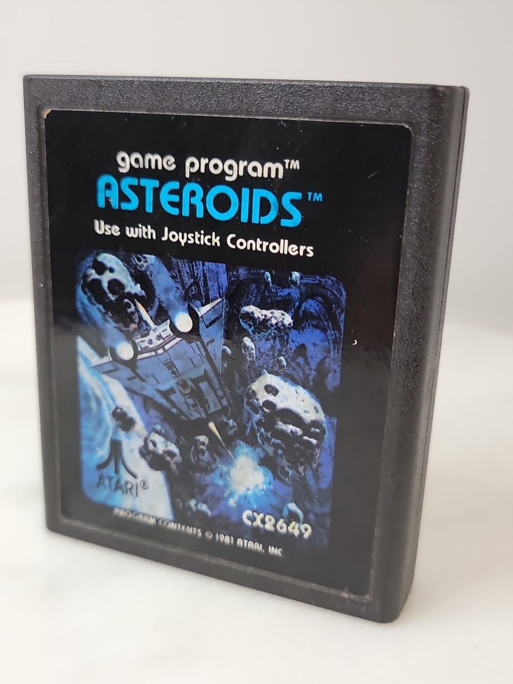 Asteroids - Atari 2600 - Cleaned & Tested Video Game 1981 CX2649
